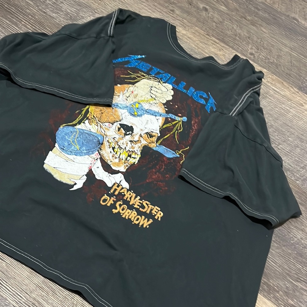 Metallica Harvest of Sorrow Tour Glitter Tee